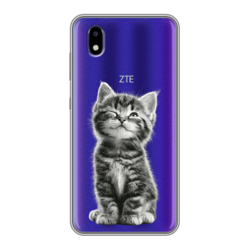 Силиконовый чехол на ZTE Blade A3 (2020) с принтом Котенок Силиконовый чехол на ZTE Blade A3 (2020) с принтом Котенок