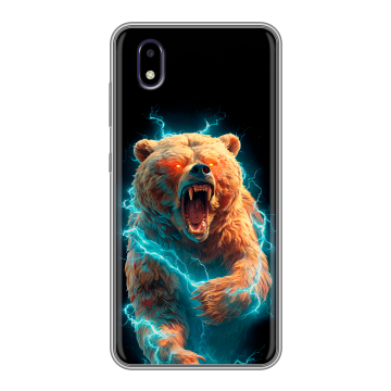 Силиконовый чехол на ZTE Blade A3 (2020) с принтом Медведь