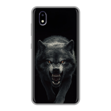 Силиконовый чехол на ZTE Blade A3 (2020) с принтом Волк