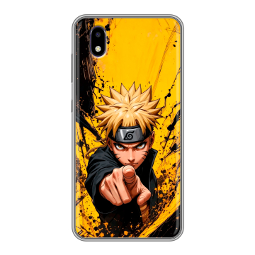Силиконовый чехол на ZTE Blade A3 (2020) с принтом Naruto Наруто