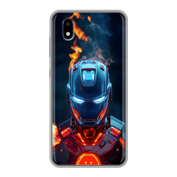 Силиконовый чехол на ZTE Blade A3 (2020) с принтом IronMan Железный человек