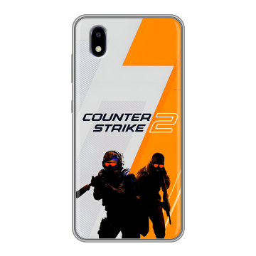 Силиконовый чехол на ZTE Blade A3 (2020) с принтом Counter Strike
