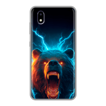 Силиконовый чехол на ZTE Blade A3 (2020) с принтом Медведь