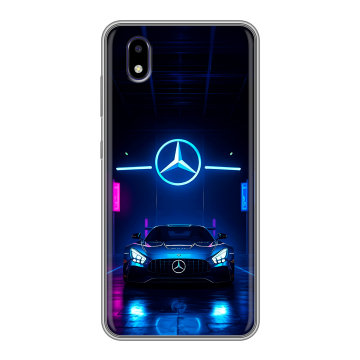 Силиконовый чехол на ZTE Blade A3 (2020) с принтом Mercedes Мерседес
