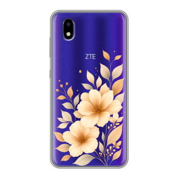 Силиконовый чехол на ZTE Blade A3 (2020) с принтом для девушки