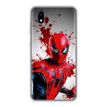 Силиконовый чехол на ZTE Blade A3 (2020) с принтом Spiderman Человек паук Силиконовый чехол на ZTE Blade A3 (2020) с принтом Spiderman Человек паук