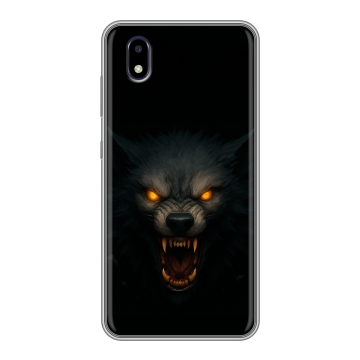 Силиконовый чехол на ZTE Blade A3 (2020) с принтом Волк