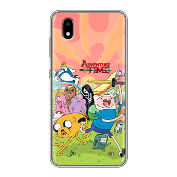 Силиконовый чехол на ZTE Blade A3 (2020) с принтом Adventure time Время приключений