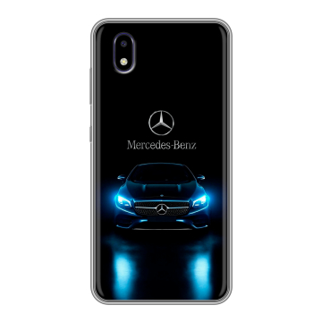 Силиконовый чехол на ZTE Blade A3 (2020) с принтом Mercedes Мерседес