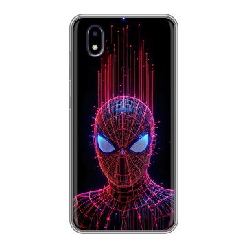 Силиконовый чехол на ZTE Blade A3 (2020) с принтом Spiderman Человек паук
