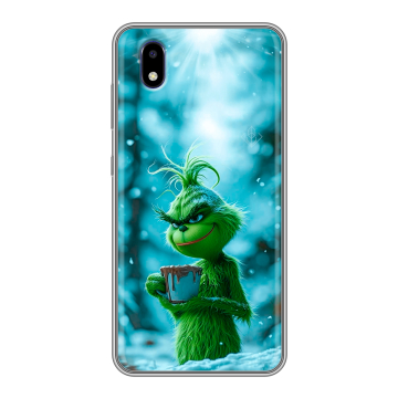 Силиконовый чехол на ZTE Blade A3 (2020) с принтом Новый год гринч