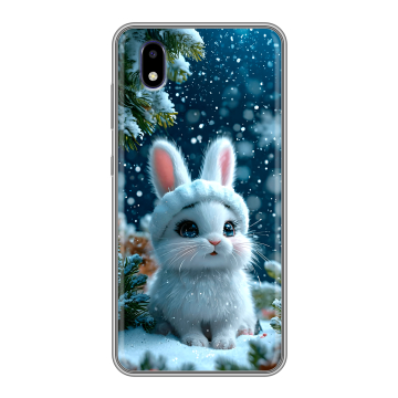 Силиконовый чехол на ZTE Blade A3 (2020) с принтом Новый год