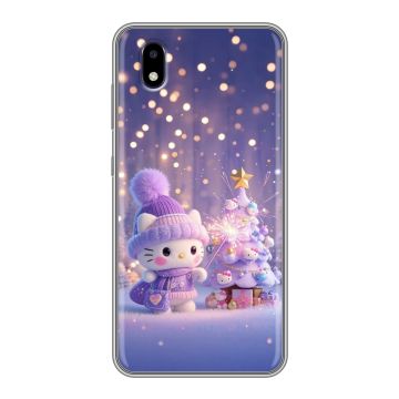 Силиконовый чехол на ZTE Blade A3 (2020) с принтом Новый год