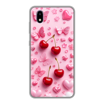 Силиконовый чехол на ZTE Blade A3 (2020) с принтом для девочек