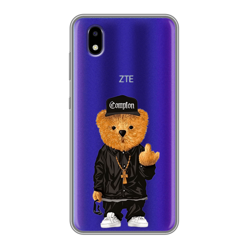 Силиконовый чехол на ZTE Blade A3 (2020) с принтом Плюшевый медведь Силиконовый чехол на ZTE Blade A3 (2020) с принтом Плюшевый медведь