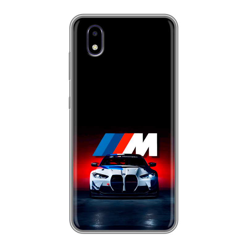 Силиконовый чехол на ZTE Blade A3 (2020) с принтом БМВ BMW Силиконовый чехол на ZTE Blade A3 (2020) с принтом БМВ BMW