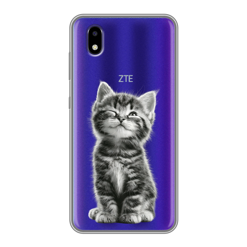 Силиконовый чехол на ZTE Blade A3 (2020) с принтом Котенок Силиконовый чехол на ZTE Blade A3 (2020) с принтом Котенок