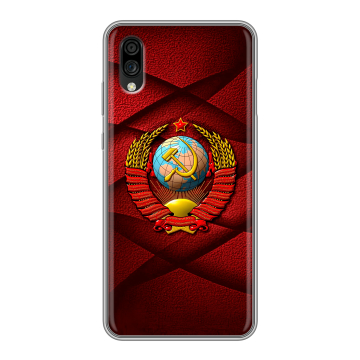 Силиконовый чехол на ZTE Blade A5 (2020) с принтом Герб СССР Силиконовый чехол на ZTE Blade A5 (2020) с принтом Герб СССР