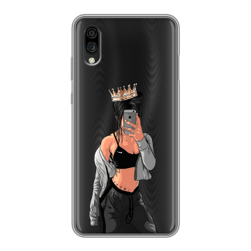 Силиконовый чехол на ZTE Blade A5 (2020) с принтом Женские принты Силиконовый чехол на ZTE Blade A5 (2020) с принтом Женские принты