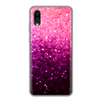 Силиконовый чехол на ZTE Blade A5 (2020) с принтом Блестки