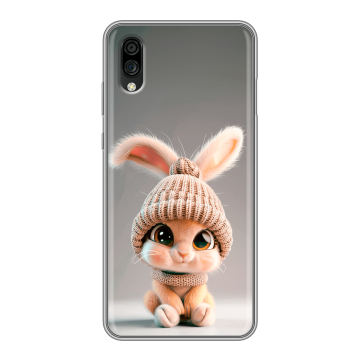 Силиконовый чехол на ZTE Blade A5 (2020) с принтом Кролик