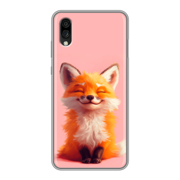 Силиконовый чехол на ZTE Blade A5 (2020) с принтом милая лиса Силиконовый чехол на ZTE Blade A5 (2020) с принтом милая лиса