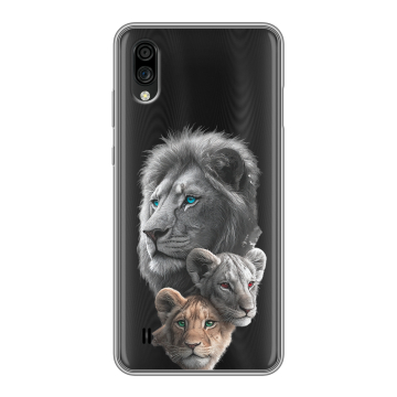 Силиконовый чехол на ZTE Blade A5 (2020) с принтом Львы