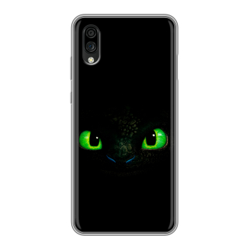 Силиконовый чехол на ZTE Blade A5 (2020) с принтом Как приручить дракона Силиконовый чехол на ZTE Blade A5 (2020) с принтом Как приручить дракона