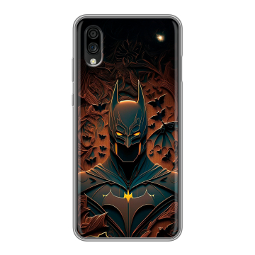 Силиконовый чехол на ZTE Blade A5 (2020) с принтом Batman Бэтмен