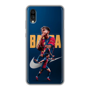 Силиконовый чехол на ZTE Blade A5 (2020) с принтом Барселона Barca Yamal Силиконовый чехол на ZTE Blade A5 (2020) с принтом Барселона Barca Yamal
