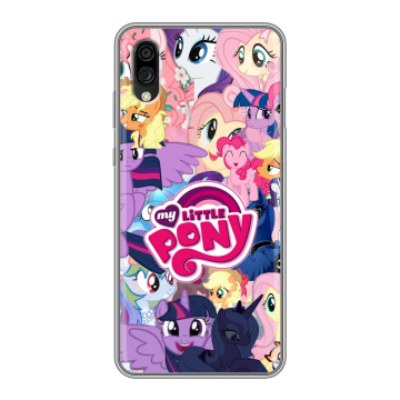 Силиконовый чехол на ZTE Blade A5 (2020) с принтом My little pony Дружба чудо
