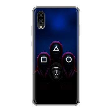 Силиконовый чехол на ZTE Blade A5 (2020) с принтом Игра Кальмара