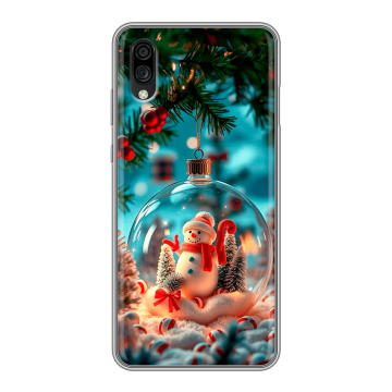 Силиконовый чехол на ZTE Blade A5 (2020) с принтом Новый год