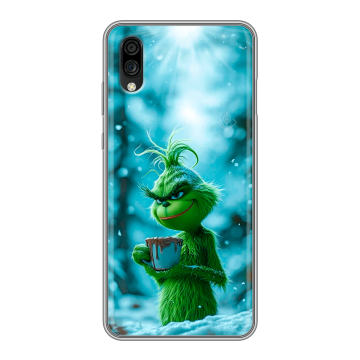 Силиконовый чехол на ZTE Blade A5 (2020) с принтом Новый год гринч
