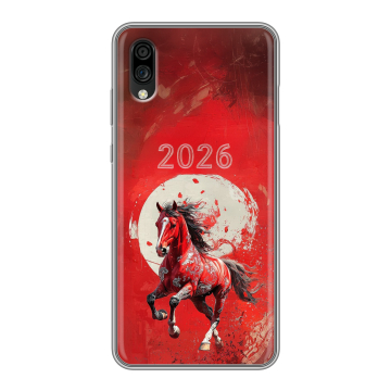 Силиконовый чехол на ZTE Blade A5 (2020) с принтом Новый год