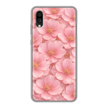 Силиконовый чехол на ZTE Blade A5 (2020) с принтом женский