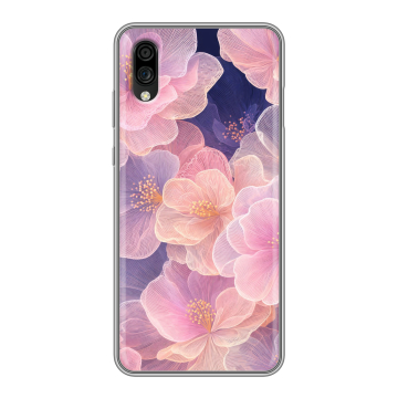 Силиконовый чехол на ZTE Blade A5 (2020) с принтом женский