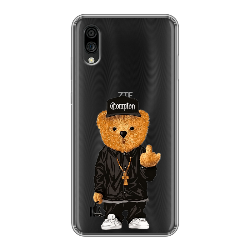 Силиконовый чехол на ZTE Blade A5 (2020) с принтом Плюшевый медведь Силиконовый чехол на ZTE Blade A5 (2020) с принтом Плюшевый медведь
