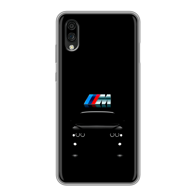 Силиконовый чехол на ZTE Blade A5 (2020) с принтом БМВ BMW Силиконовый чехол на ZTE Blade A5 (2020) с принтом БМВ BMW