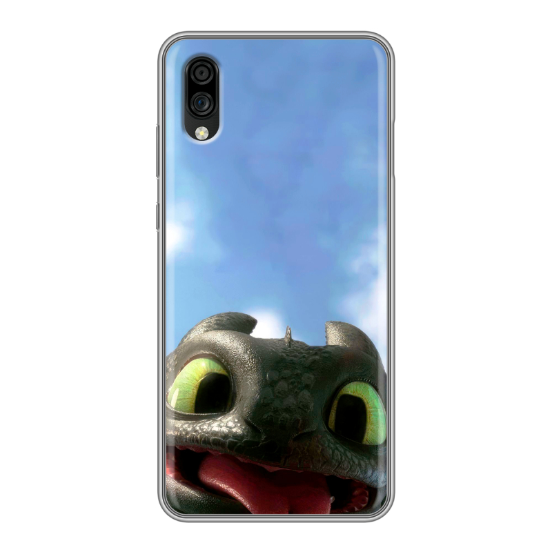 Силиконовый чехол на ZTE Blade A5 (2020) с принтом Как приручить дракона Силиконовый чехол на ZTE Blade A5 (2020) с принтом Как приручить дракона