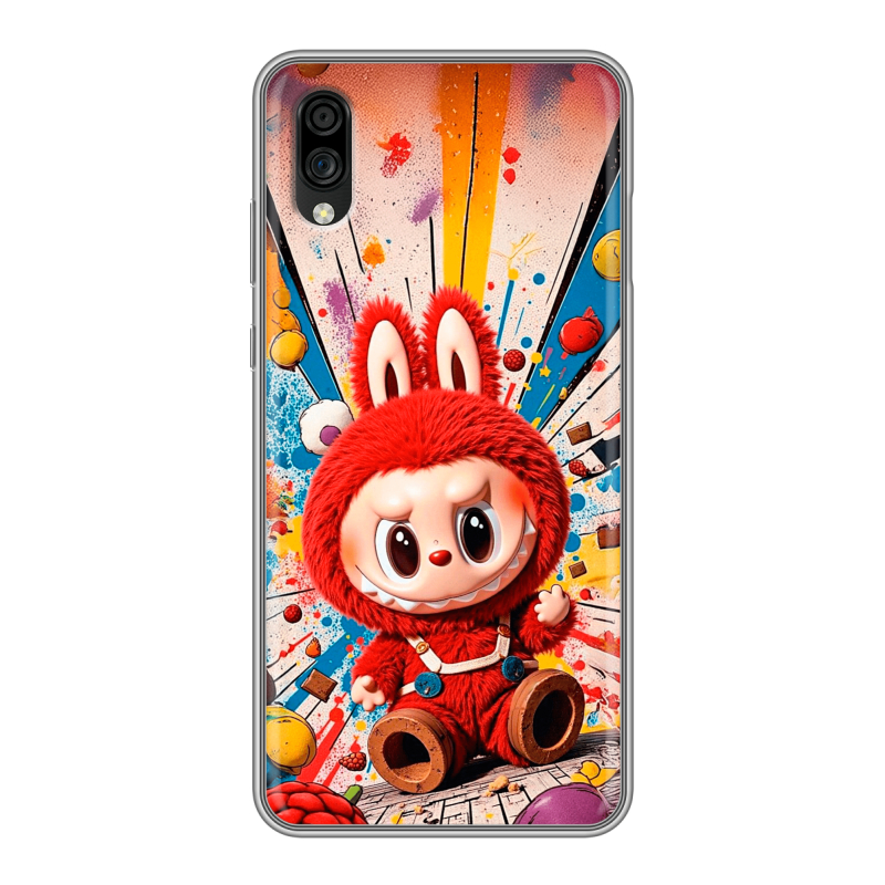 Силиконовый чехол на ZTE Blade A5 (2020) с принтом Labubu Лабубу Силиконовый чехол на ZTE Blade A5 (2020) с принтом Labubu Лабубу