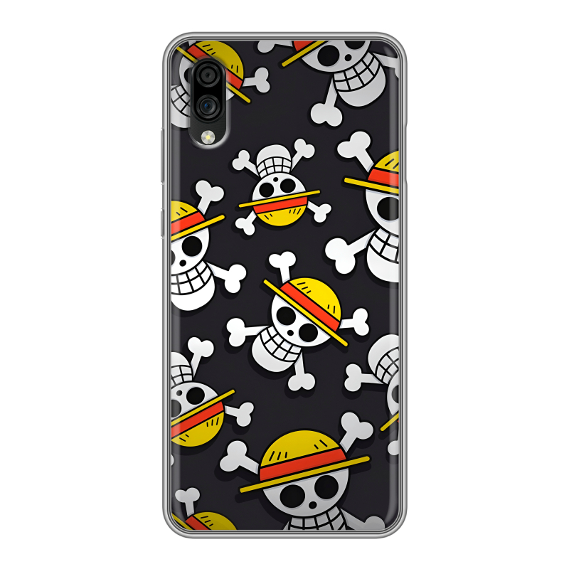 Силиконовый чехол на ZTE Blade A5 (2020) с принтом One Piece Ван Пис Силиконовый чехол на ZTE Blade A5 (2020) с принтом One Piece Ван Пис