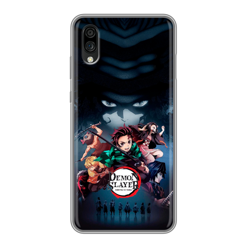 Силиконовый чехол на ZTE Blade A5 (2020) с принтом Demon Slayer Клинок рассекающий демонов Силиконовый чехол на ZTE Blade A5 (2020) с принтом Demon Slayer Клинок рассекающий демонов