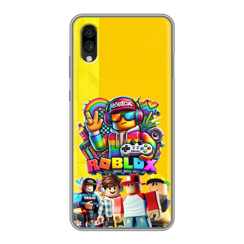 Силиконовый чехол на ZTE Blade A5 (2020) с принтом Roblox Роблокс Силиконовый чехол на ZTE Blade A5 (2020) с принтом Roblox Роблокс