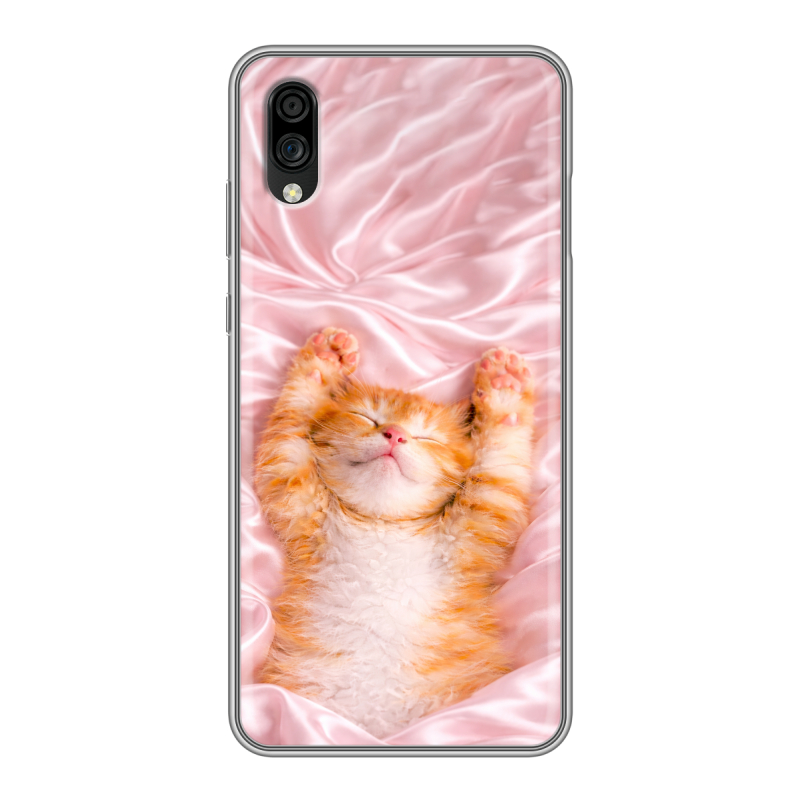 Силиконовый чехол на ZTE Blade A5 (2020) с принтом женский Силиконовый чехол на ZTE Blade A5 (2020) с принтом женский