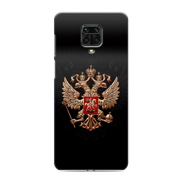 Силиконовый чехол на Xiaomi RedMi Note 9S с принтом Герб России Силиконовый чехол на Xiaomi RedMi Note 9S с принтом Герб России