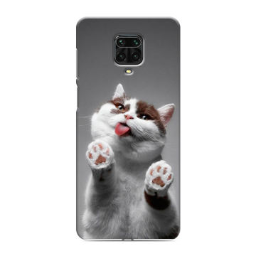 Силиконовый чехол на Xiaomi RedMi Note 9S с принтом Коты Силиконовый чехол на Xiaomi RedMi Note 9S с принтом Коты