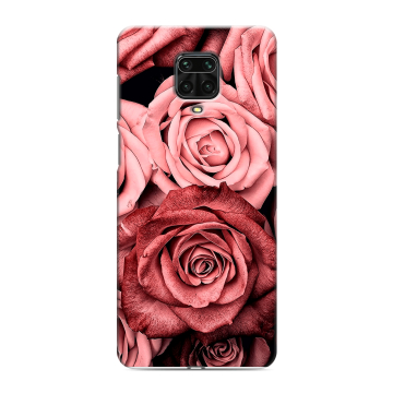 Силиконовый чехол на Xiaomi RedMi Note 9S с принтом Цветы розы Силиконовый чехол на Xiaomi RedMi Note 9S с принтом Цветы розы