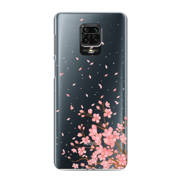 Силиконовый чехол на Xiaomi RedMi Note 9S с принтом Ветка сакуры