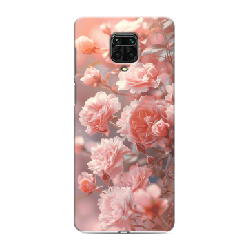 Силиконовый чехол на Xiaomi RedMi Note 9S с принтом Розовые розы